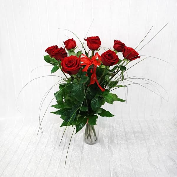 9_rose_rosse_gambo_medio (2) 9 Rose rosse a gambo medio