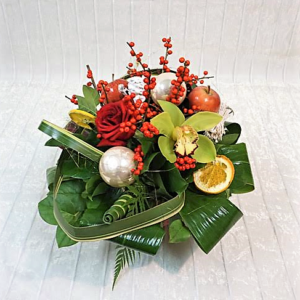 arrangiamento_floreale_natalizio_1 Giardino Natalizio (con Luci Led)