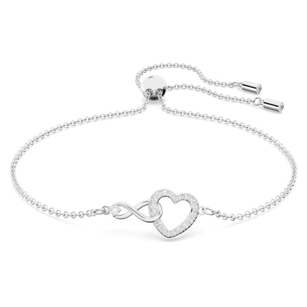 braccialetto-swarovski-infinity--infinito-e-cuore--bianco--placcato-rodio-swarovski-5524421 Braccialetto originale Swarovski Infinity. Infinito e cuore, Bianco, Placcato rodio. Per la propria moglie, fidanzata o alla mamma.